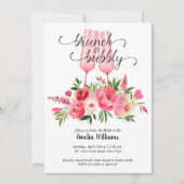 ブランチアンドバビーブライダルシャワーシャンパン 招待状 (正面)