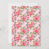 ブランチアンドバビーブライダルシャワーシャンパン 招待状 (裏面)