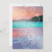 ブランチアンドバブリーサンドハートビーチブライダルシャワー 招待状 (裏面)