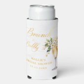 ブランチアンドバブリーシャンパンブライダルシャワー スリム缶クーラー (Seltzer正面)