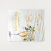 ブランチアンドバブリーシャンパンブライダルシャワー タペストリー (正面(横))