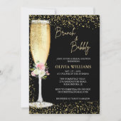 ブランチアンドバブリーシャンパンブライダルシャワー 招待状 (正面)