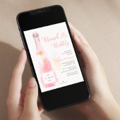 ブランチアンドバブリーシャンパンブライダルシャワー 招待状