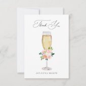 ブランチアンドバブリーブライダルシャワー サンキューカード (正面)