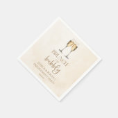 ブランチアンドバブリー婚約パーティブランチ スタンダードカクテルナプキン (角)