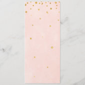 ブランチアンドバブリー婚約 |シャワー メニュー (裏面)