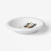 ブランチアンドバブーブリーシャンパーニュ誕生日ブランチパーティー ペーパーボウル (傾斜あり)