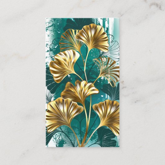 ブランチウィズゴールデン葉ズ銀行ビロバ コーリングカード (正面)