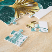 ブランチウィズゴールデン葉ズ銀行ビロバ ジグソーパズル (側面)