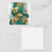 ブランチウィズゴールデン葉ズ銀行ビロバ スクエア名刺 (正面/裏面)