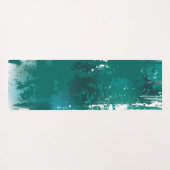 ブランチウィズゴールデン葉ズ銀行ビロバ ヨガマット (裏面(横))