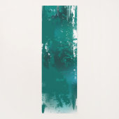 ブランチウィズゴールデン葉ズ銀行ビロバ ヨガマット (裏面)