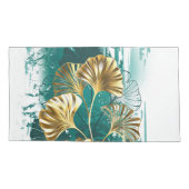 ブランチウィズゴールデン葉ズ銀行ビロバ 枕カバー (裏面)