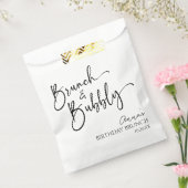 ブランチエレガントとバブリー誕生日ブランチパーティー フェイバーバッグ (封をした状態)