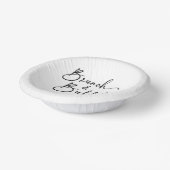 ブランチエレガントとバブリー誕生日ブランチパーティー ペーパーボウル (傾斜あり)