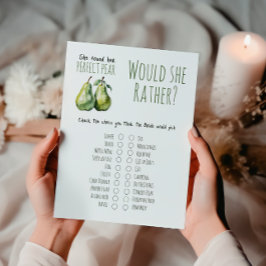 ブランチエレガントパーフェクト梨ブライダルシャワーゲーム