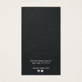 ブランチエレガントブラッククラフトイヤリングディスプレイカード (裏面)