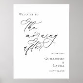 ブランチエレガントミニマルの後の朝へようこそ ポスター (正面)