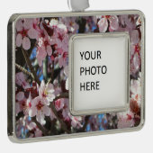 ブランチオブピンクフラムス春フローラ シルバープレートフレームオーナメント (右)