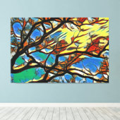 ブランチキャンバス印刷（夢を見る） キャンバスプリント (インサイチュ (ウッドフロア))