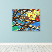 ブランチキャンバス印刷（夢を見る） キャンバスプリント (インサイチュ (ウッドフロア))