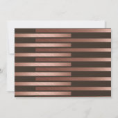 ブランチコーヒーブライダルシャワー招待ピンクグリーン 招待状 (裏面)