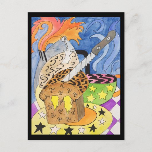 ブランチサイケデリックはがき ポストカード (正面)