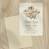 ブランチシャンパンフラワーズブライダルシャワー 招待状