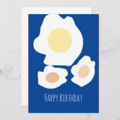 ブランチスリーエッグスブレックファーストハッピーバースデーカード シーズンカード (正面/裏面)