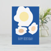 ブランチスリーエッグスブレックファーストハッピーバースデーカード シーズンカード (スタンド正面)