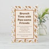 ブランチタイムウィズポーソームフレンズ招待状 招待状 (スタンド正面)