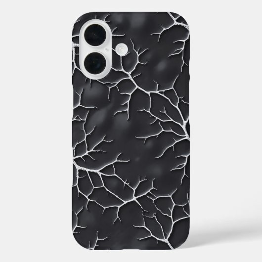 ブランチテクスチャーダークグレイiPhoneケース Case-Mate iPhoneケース (裏面)