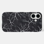 ブランチテクスチャーダークグレイiPhoneケース Case-Mate iPhoneケース (裏面 (横))