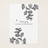 ブランチデザインイヤリング表示カード (正面)