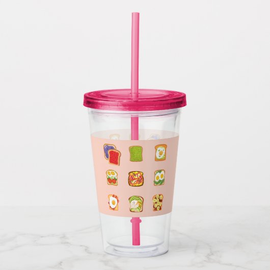 ブランチトースト アクリルタンブラー (正面)