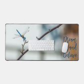 ブランチドリームでトンボ信じイと デスクマット (キーボード&マウス)