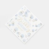 ブランチバブリーとベビーシャワーナプキン スタンダードランチョンナプキン (角)