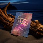 ブランチバブリーブライダルシャワーナイトスタースカイ銀河系 招待状