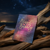 ブランチバブリーブライダルシャワーナイトスタースカイ銀河系 招待状