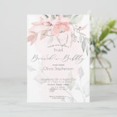 ブランチバブリーブライダルシャワー赤面ワイルドバラインビタ 招待状 (スタンド正面)