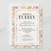 ブランチバブリー乾葉乾ブライダルシャワー 招待状 (正面)