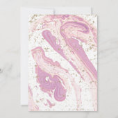 ブランチバブリー&ベビーマーブルベビーシャワー招待状 招待状 (裏面)