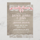 ブランチバブーブリーアンドボーズベビーシャワー招待状 招待状 (正面/裏面)