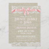 ブランチバブーブリーアンドボーズベビーシャワー招待状 招待状 (正面/裏面)