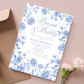 ブランチバブーブリーシックブルーブライダルシャワーウェルカム ポスター