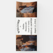 ブランチパーソナライズされた&バブリーブライダルシャワーへようこそ 横断幕 (縦)