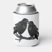 ブランチファミリーアートのカラスの愛 缶クーラー (缶裏面)