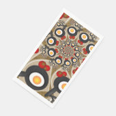 ブランチフラクタルアート面白い食べ物、トマト、卵 (コーナー)