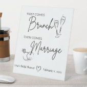 ブランチブライダルシャワー標識 台座サイン (インサイチュ)