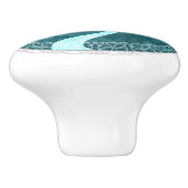 ブランチブルーカントリーセラミックプルの鳥 セラミックノブ (側面)